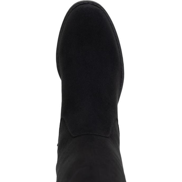 Sun and Stone Allicce Over the Knee Black Microsuede Boots - Picture 3 of 12